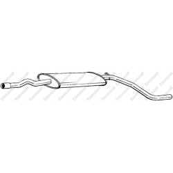 Stredný tlmič výfuku BOSAL 282-719