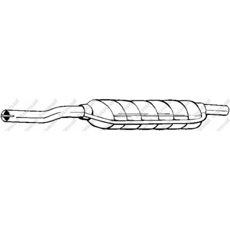 Stredný tlmič výfuku BOSAL 148-762