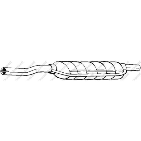 Stredný tlmič výfuku BOSAL 148-762