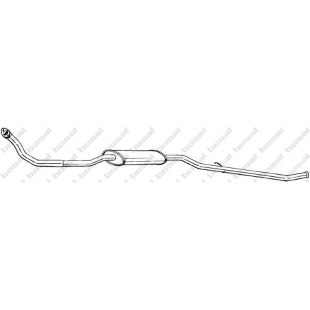 Predný tlmič výfuku BOSAL 288-777