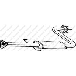 Predný tlmič výfuku BOSAL 283-803