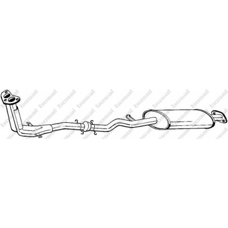 Predný tlmič výfuku BOSAL 281-099