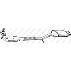 Predný tlmič výfuku BOSAL 279-023