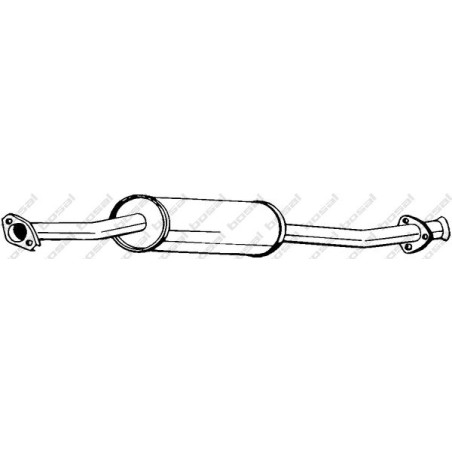 Predný tlmič výfuku BOSAL 278-653