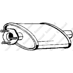 Predný tlmič výfuku BOSAL 235-941