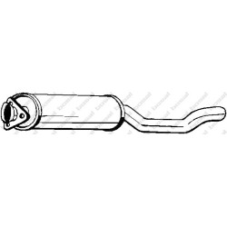 Predný tlmič výfuku BOSAL 233-275