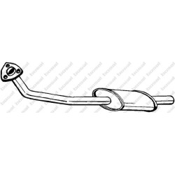 Predný tlmič výfuku BOSAL 145-081