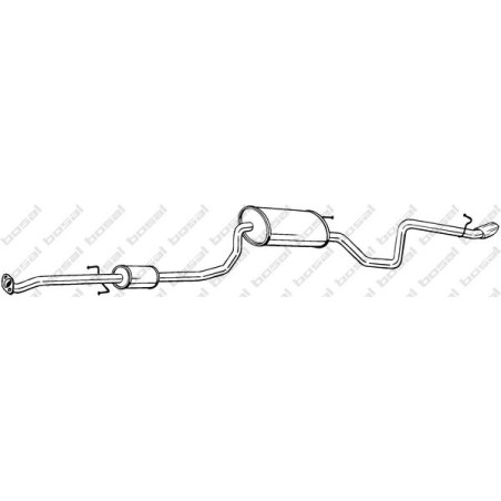 Koncový tlmič výfuku BOSAL 299-007