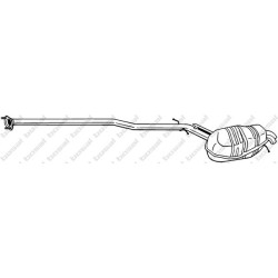 Koncový tlmič výfuku BOSAL 295-001