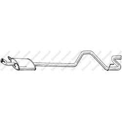 Koncový tlmič výfuku BOSAL 294-215