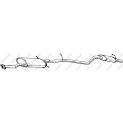 Koncový tlmič výfuku BOSAL 293-157