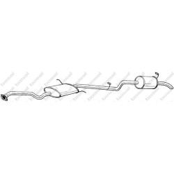 Koncový tlmič výfuku BOSAL 292-285