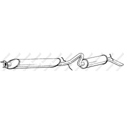 Koncový tlmič výfuku BOSAL 288-275