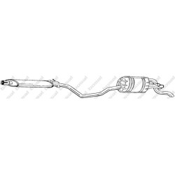 Koncový tlmič výfuku BOSAL 288-267