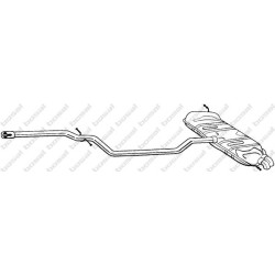 Koncový tlmič výfuku BOSAL 288-175