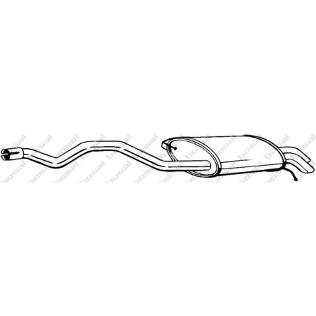 Koncový tlmič výfuku BOSAL 286-447