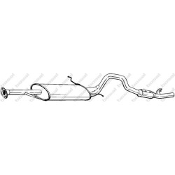 Koncový tlmič výfuku BOSAL 286-243