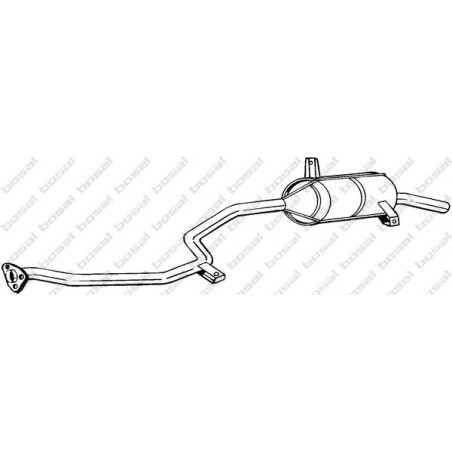 Koncový tlmič výfuku BOSAL 285-777