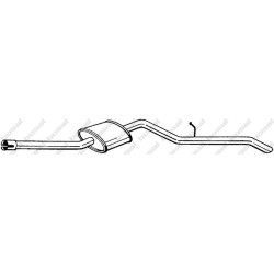 Koncový tlmič výfuku BOSAL 285-447