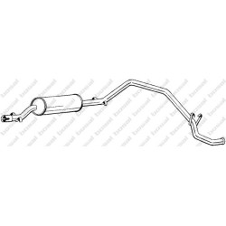 Koncový tlmič výfuku BOSAL 284-497