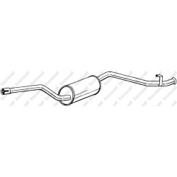 Koncový tlmič výfuku BOSAL 283-221