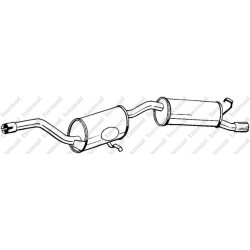 Koncový tlmič výfuku BOSAL 282-271