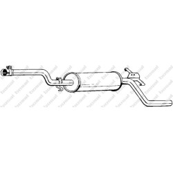 Koncový tlmič výfuku BOSAL 282-069