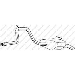 Koncový tlmič výfuku BOSAL 281-709