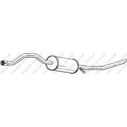 Koncový tlmič výfuku BOSAL 281-685