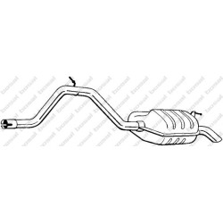 Koncový tlmič výfuku BOSAL 281-041