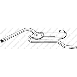 Koncový tlmič výfuku BOSAL 280-995