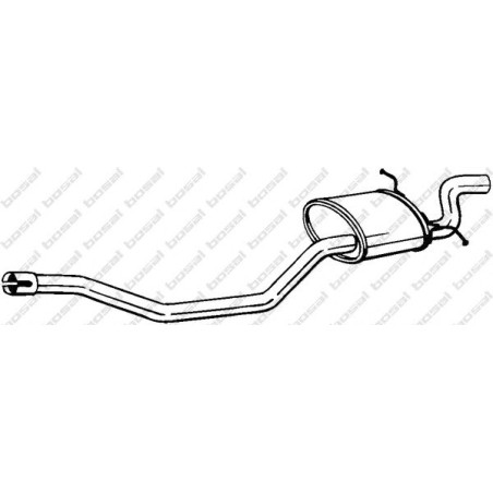 Koncový tlmič výfuku BOSAL 280-253