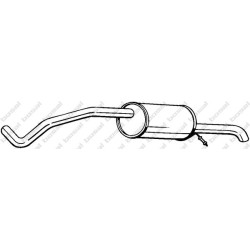 Koncový tlmič výfuku BOSAL 280-133