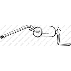 Koncový tlmič výfuku BOSAL 280-069