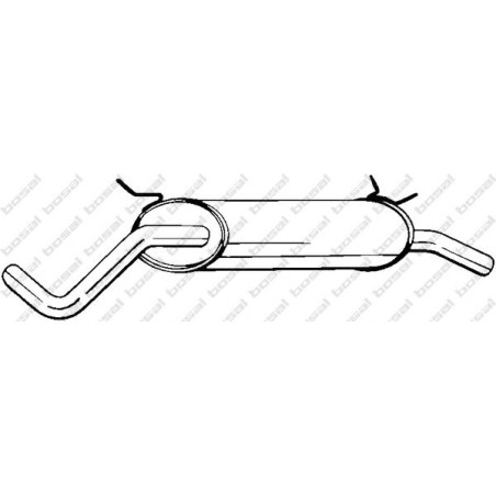Koncový tlmič výfuku BOSAL 279-219