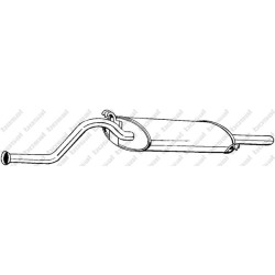 Koncový tlmič výfuku BOSAL 278-981