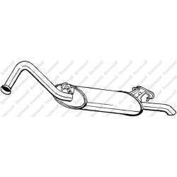 Koncový tlmič výfuku BOSAL 278-977
