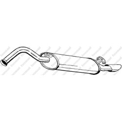 Koncový tlmič výfuku BOSAL 278-971