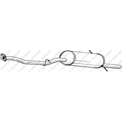 Koncový tlmič výfuku BOSAL 278-743