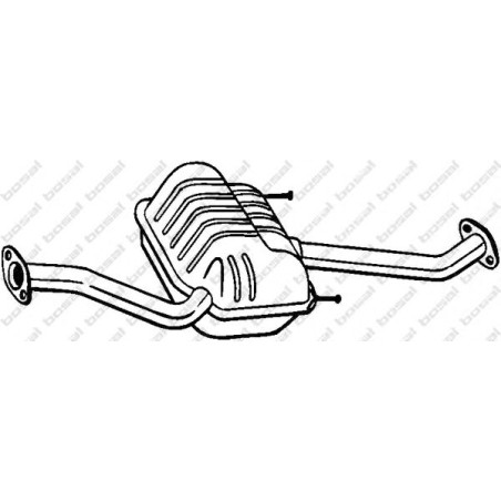 Koncový tlmič výfuku BOSAL 278-687