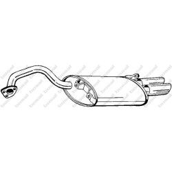 Koncový tlmič výfuku BOSAL 278-591