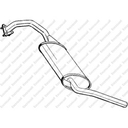 Koncový tlmič výfuku BOSAL 278-287
