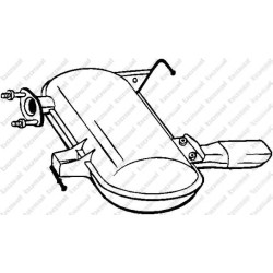 Koncový tlmič výfuku BOSAL 247-039