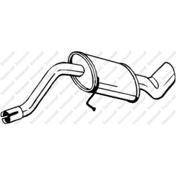 Koncový tlmič výfuku BOSAL 247-035