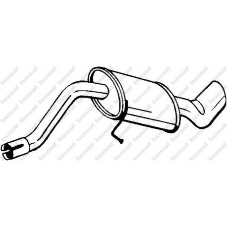 Koncový tlmič výfuku BOSAL 247-035