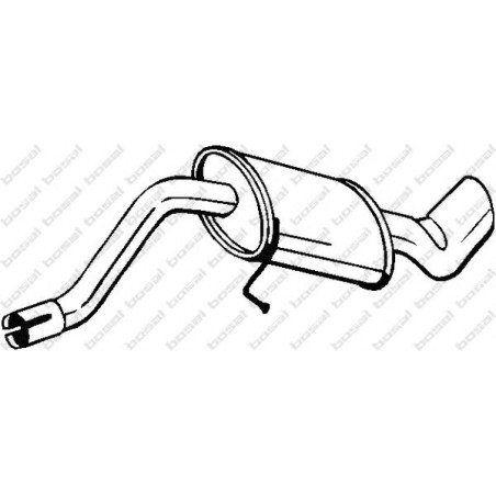 Koncový tlmič výfuku BOSAL 247-035
