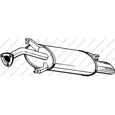 Koncový tlmič výfuku BOSAL 235-159