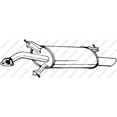 Koncový tlmič výfuku BOSAL 235-155