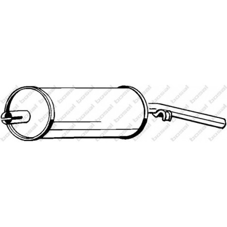 Koncový tlmič výfuku BOSAL 233-225
