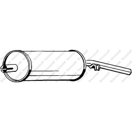 Koncový tlmič výfuku BOSAL 233-225